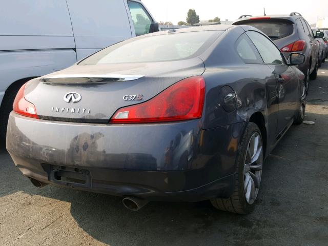 JNKCV64E98M130983 - 2008 INFINITI G37 BASE CHARCOAL photo 4