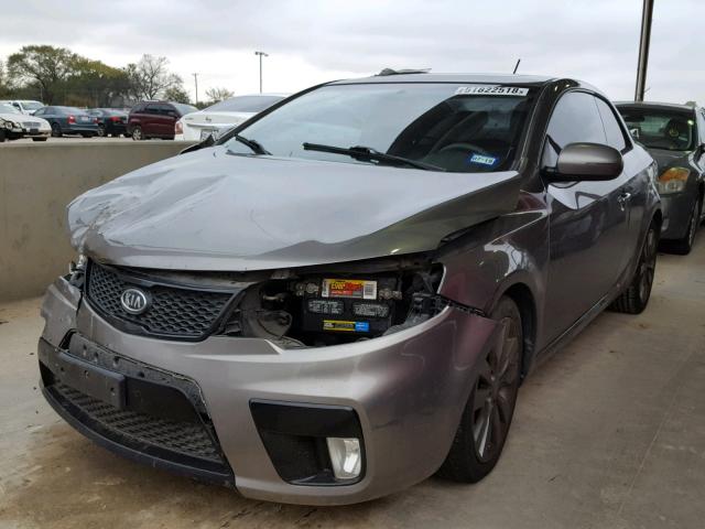 KNAFW6A39B5317444 - 2011 KIA FORTE SX CHARCOAL photo 2