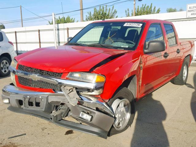 1GCCS136068165036 - 2006 CHEVROLET COLORADO RED photo 2