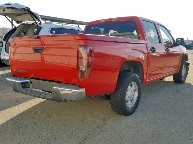 1GCCS136068165036 - 2006 CHEVROLET COLORADO RED photo 4