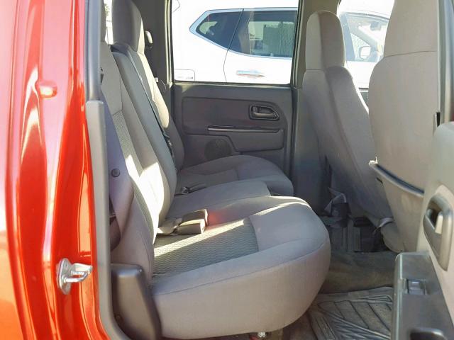 1GCCS136068165036 - 2006 CHEVROLET COLORADO RED photo 6