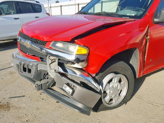 1GCCS136068165036 - 2006 CHEVROLET COLORADO RED photo 9