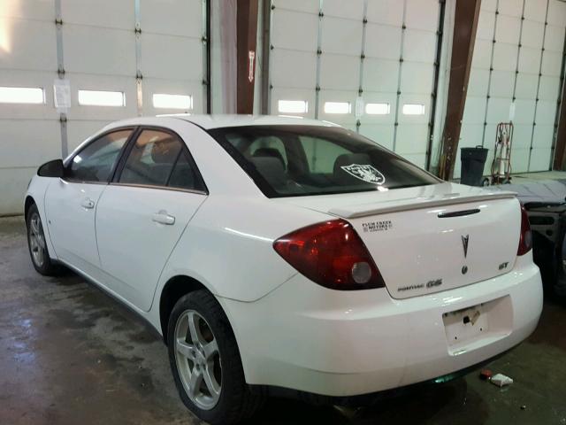 1G2ZH57N094150652 - 2009 PONTIAC G6 GT WHITE photo 3