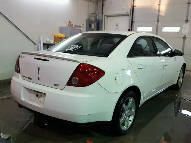 1G2ZH57N094150652 - 2009 PONTIAC G6 GT WHITE photo 4