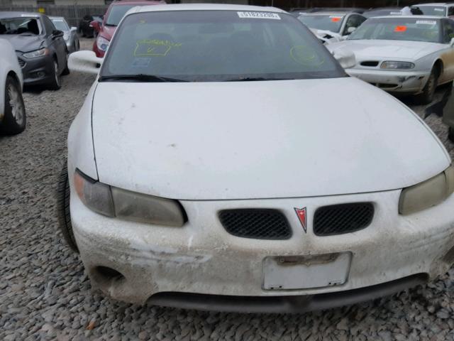 1G2WP52K61F237239 - 2001 PONTIAC GRAND PRIX WHITE photo 9