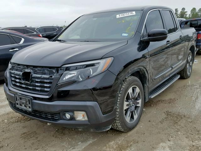 5FPYK2F62HB001949 - 2017 HONDA RIDGELINE BLACK photo 2