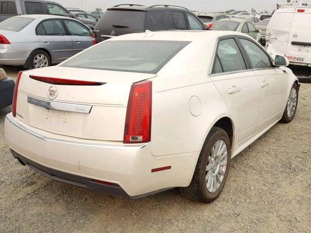 1G6DG5EY8B0101088 - 2011 CADILLAC CTS LUXURY WHITE photo 4