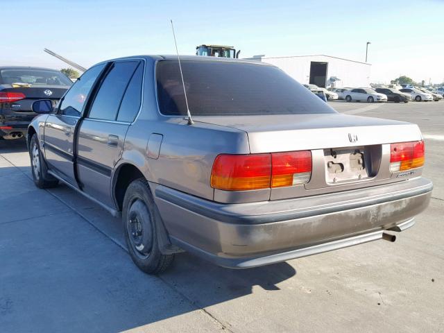 1HGCB7651NL005329 - 1992 HONDA ACCORD LX BROWN photo 3