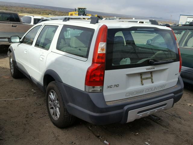 YV1SZ592X51173083 - 2005 VOLVO XC70 WHITE photo 3