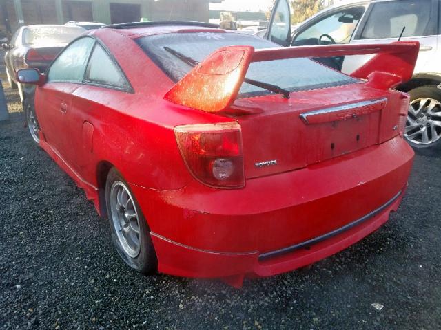 JTDDR32T630158119 - 2003 TOYOTA CELICA GT RED photo 3