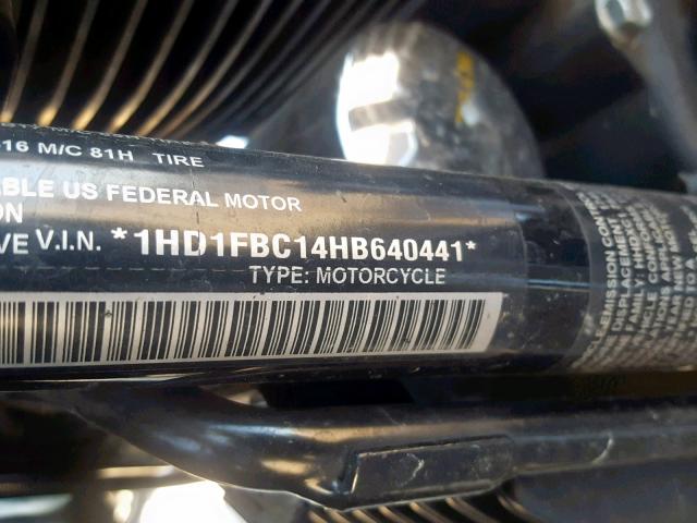 1HD1FBC14HB640441 - 2017 HARLEY-DAVIDSON FLHR ROAD BLACK photo 10