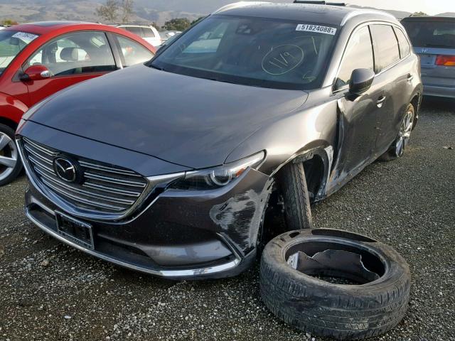 JM3TCBEY8G0113775 - 2016 MAZDA CX-9 SIGNA GRAY photo 2