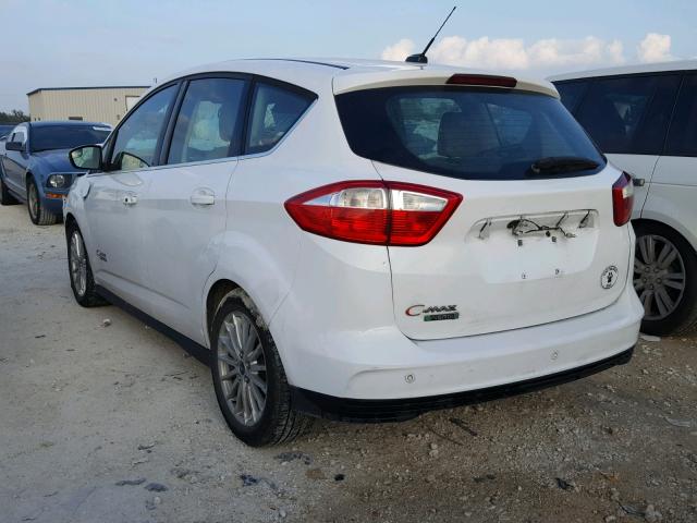 1FADP5CU6DL511053 - 2013 FORD C-MAX PREM WHITE photo 3