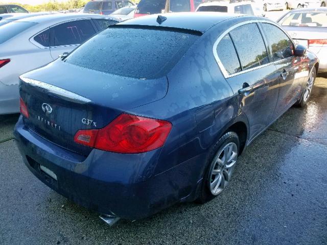 JNKCV61F29M363750 - 2009 INFINITI G37 BLUE photo 4