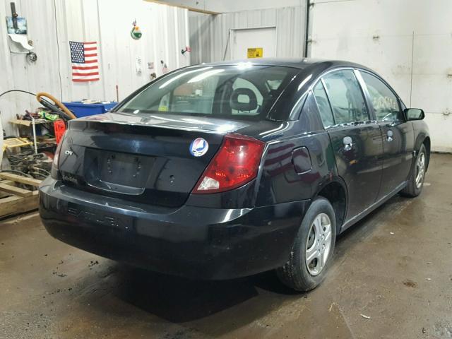 1G8AF52F74Z231667 - 2004 SATURN ION LEVEL BLACK photo 4