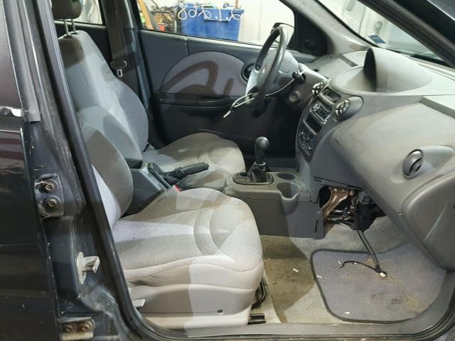 1G8AF52F74Z231667 - 2004 SATURN ION LEVEL BLACK photo 5