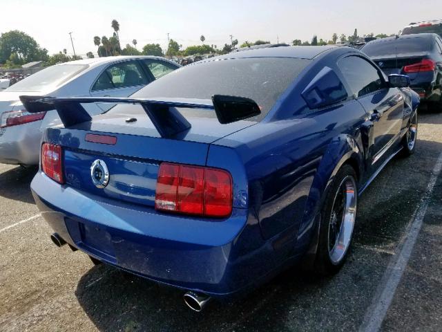 1ZVHT82H295106863 - 2009 FORD MUSTANG GT BLUE photo 4