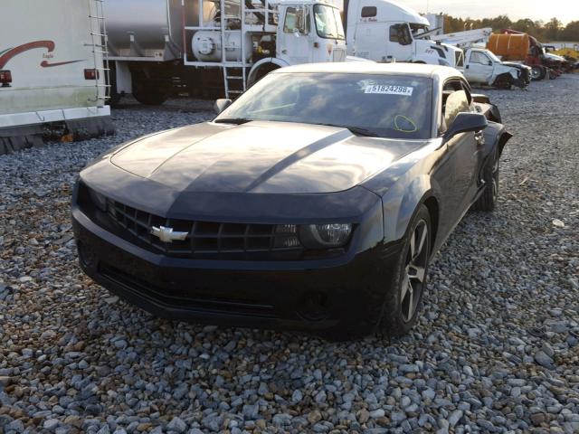 2G1FA1E35C9179008 - 2012 CHEVROLET CAMARO LS BLACK photo 2