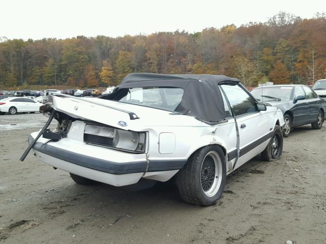 1FABP2739FF201990 - 1985 FORD MUSTANG LX WHITE photo 4