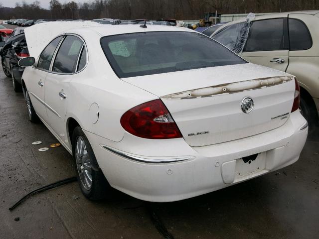 2G4WD582171146905 - 2007 BUICK LACROSSE C WHITE photo 3