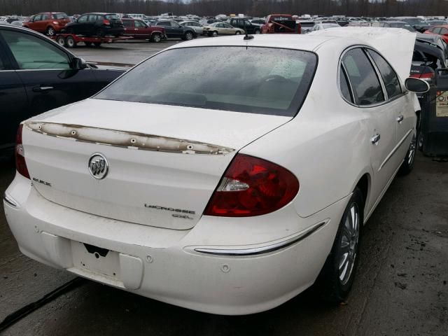 2G4WD582171146905 - 2007 BUICK LACROSSE C WHITE photo 4