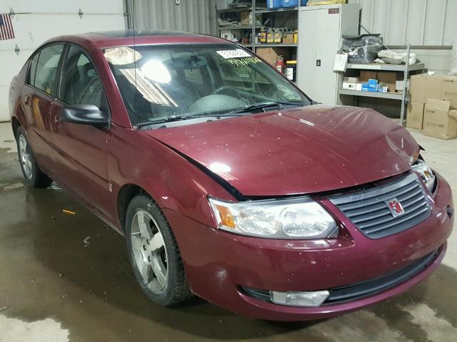 1G8AL55F87Z120554 - 2007 SATURN ION LEVEL RED photo 1