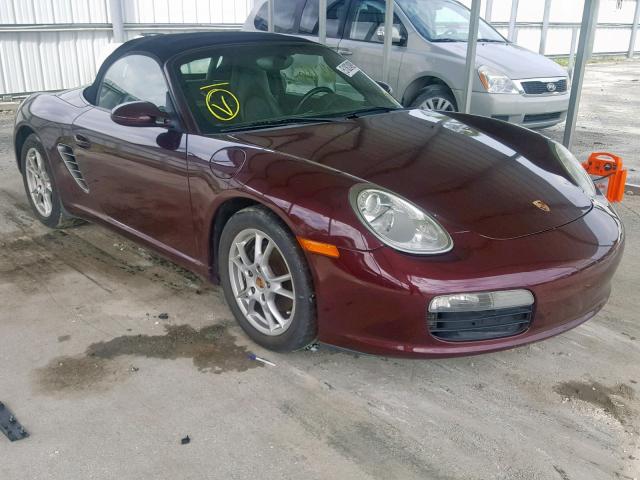 WP0CA29837U711421 - 2007 PORSCHE BOXSTER BURGUNDY photo 1