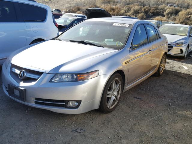 19UUA66208A011551 - 2008 ACURA TL SILVER photo 2