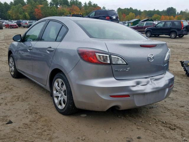 JM1BL1UPXD1804688 - 2013 MAZDA 3 I GRAY photo 3