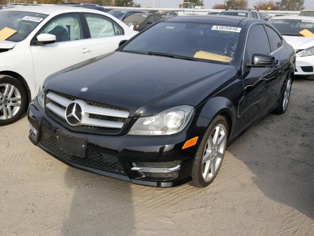 WDDGJ4HBXDG042218 - 2013 MERCEDES-BENZ C 250 BLACK photo 2