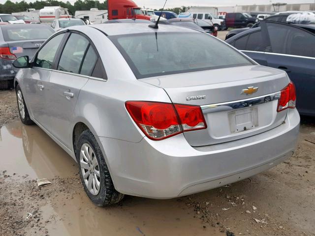 1G1PC5SH9B7224456 - 2011 CHEVROLET CRUZE LS SILVER photo 3