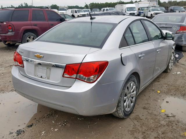 1G1PC5SH9B7224456 - 2011 CHEVROLET CRUZE LS SILVER photo 4