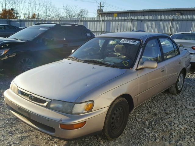 2T1BB02E5VC197403 - 1997 TOYOTA COROLLA DX TAN photo 2