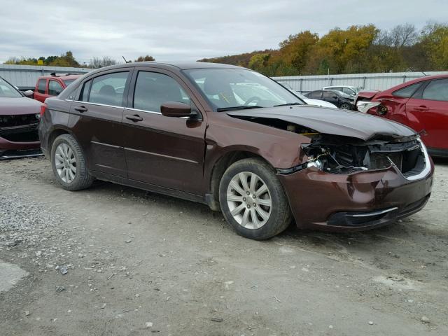 1C3CCBBG1CN321759 - 2012 CHRYSLER 200 TOURIN MAROON photo 1