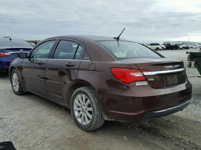 1C3CCBBG1CN321759 - 2012 CHRYSLER 200 TOURIN MAROON photo 3