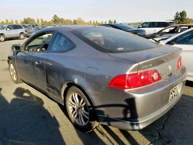 JH4DC54826S010983 - 2006 ACURA RSX GRAY photo 3