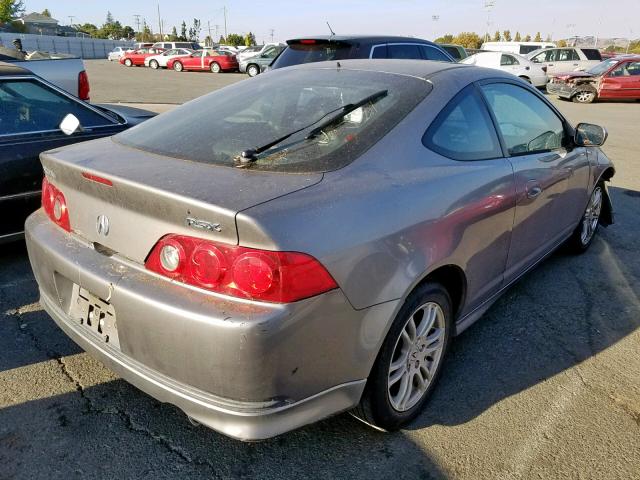 JH4DC54826S010983 - 2006 ACURA RSX GRAY photo 4