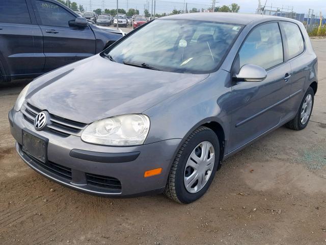 WVWBR71K17W188347 - 2007 VOLKSWAGEN RABBIT GRAY photo 2