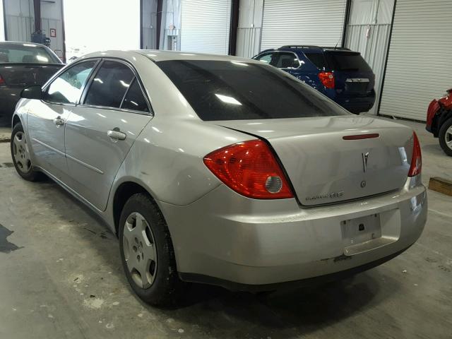 1G2ZF57B384110964 - 2008 PONTIAC G6 VALUE L SILVER photo 3