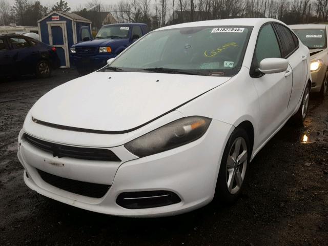 1C3CDFBBXFD158600 - 2015 DODGE DART SXT WHITE photo 2