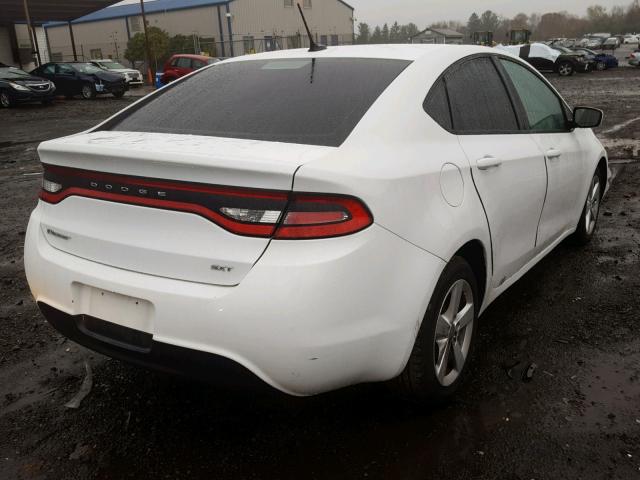 1C3CDFBBXFD158600 - 2015 DODGE DART SXT WHITE photo 4