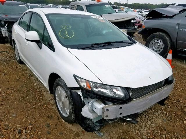 2HGFB2F65DH532617 - 2013 HONDA CIVIC HF WHITE photo 1