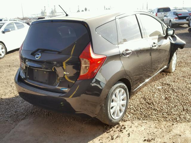 3N1CE2CP0FL373363 - 2015 NISSAN VERSA NOTE BLACK photo 4