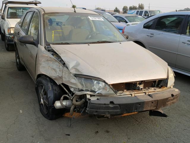 1FAHP34N07W145283 - 2007 FORD FOCUS ZX4 BROWN photo 1