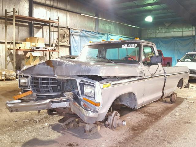 F14HLDC6104 - 1979 FORD F-150 GRAY photo 2