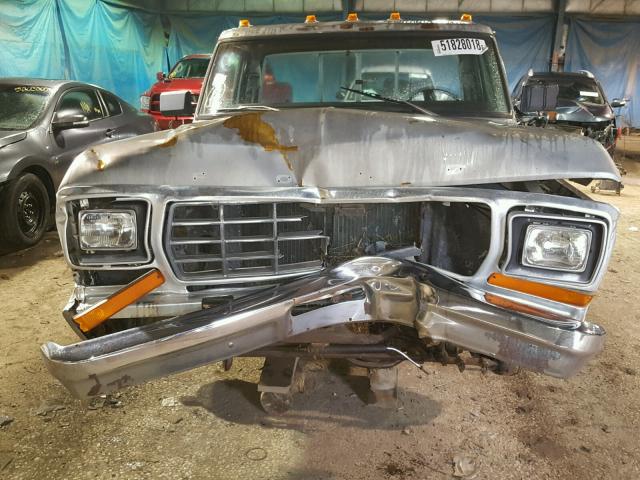 F14HLDC6104 - 1979 FORD F-150 GRAY photo 9
