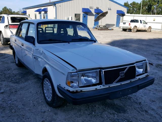 YV1AA8848M1431123 - 1991 VOLVO 240 WHITE photo 1