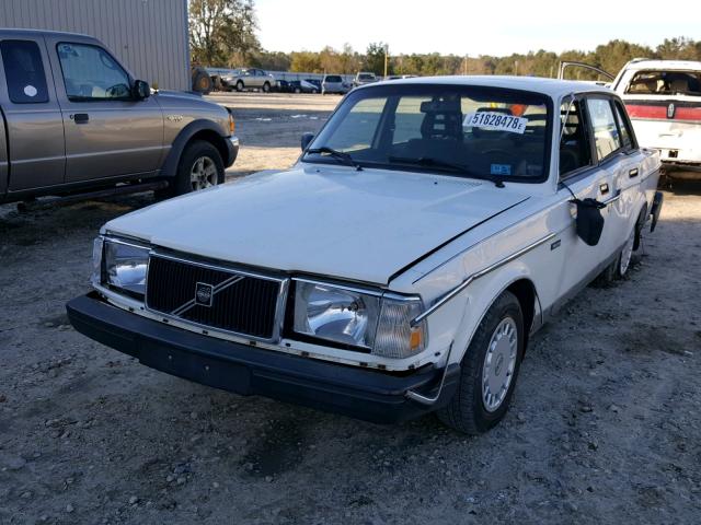 YV1AA8848M1431123 - 1991 VOLVO 240 WHITE photo 2