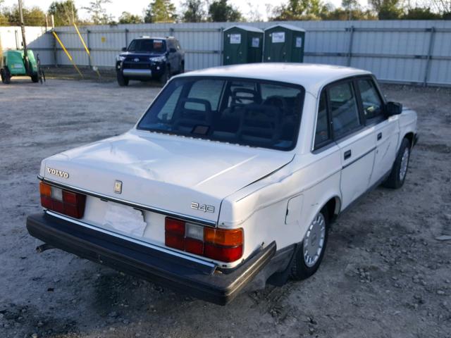 YV1AA8848M1431123 - 1991 VOLVO 240 WHITE photo 4