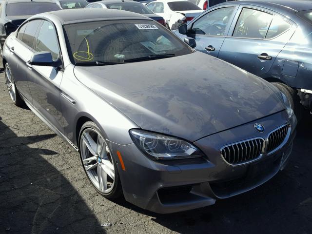 WBA6A0C57FGB53568 - 2015 BMW 640 I GRAY photo 1